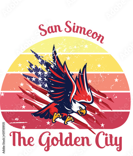 us cities t-shirt designs vector - USA T-shirt Vector