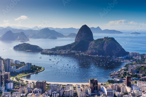 Tableau sur toile Rio de Janeiro, Pão de Açúcar visto do Mirante Dona Marta