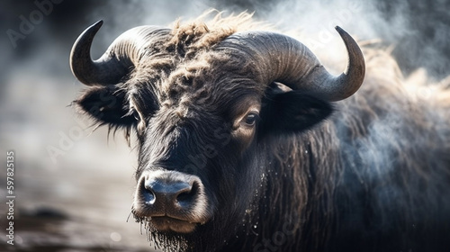 portrait of a buffalo © federico