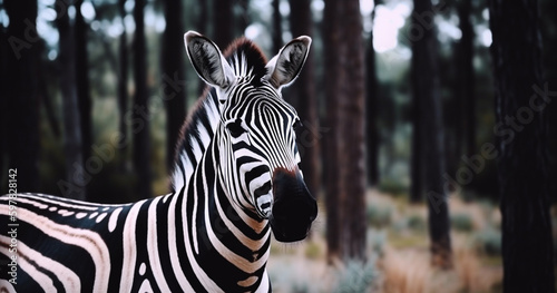 zebra close up