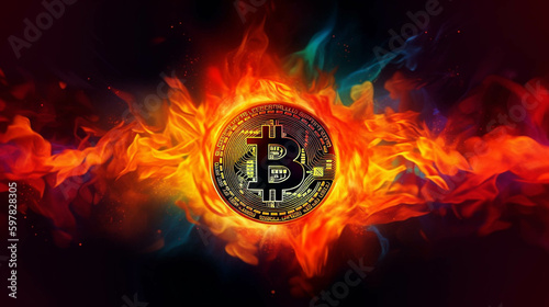 Bitcoin money fire