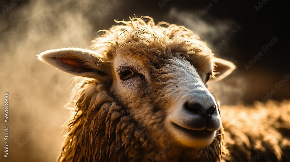Obraz premium portrait of sheep