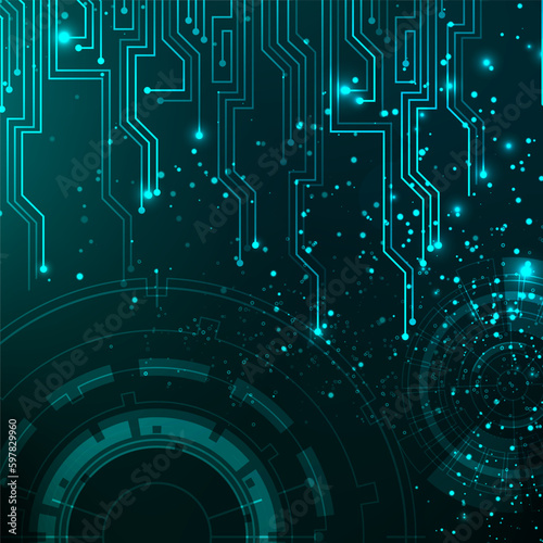 vector big data concept vector illustration technology