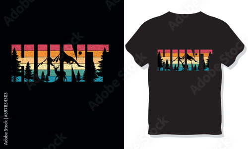 HUNTING t-shirt design
