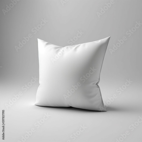 white square pillow Ai generative