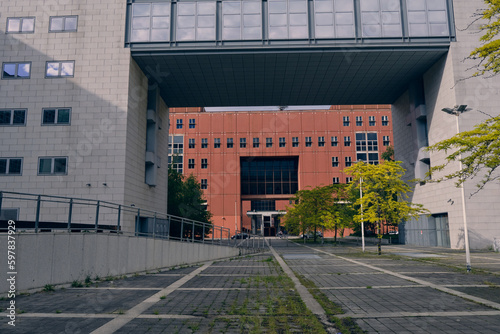 The office district of Bicocca in Milan photo