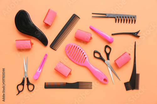Composition with hairdressi...