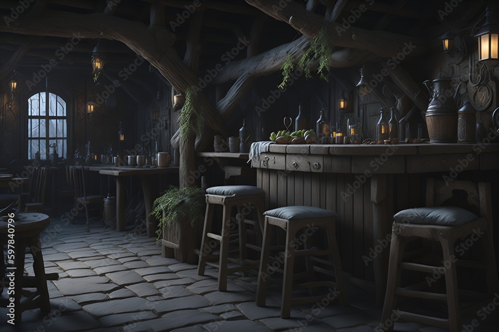 Fototapeta premium Medieval Tavern