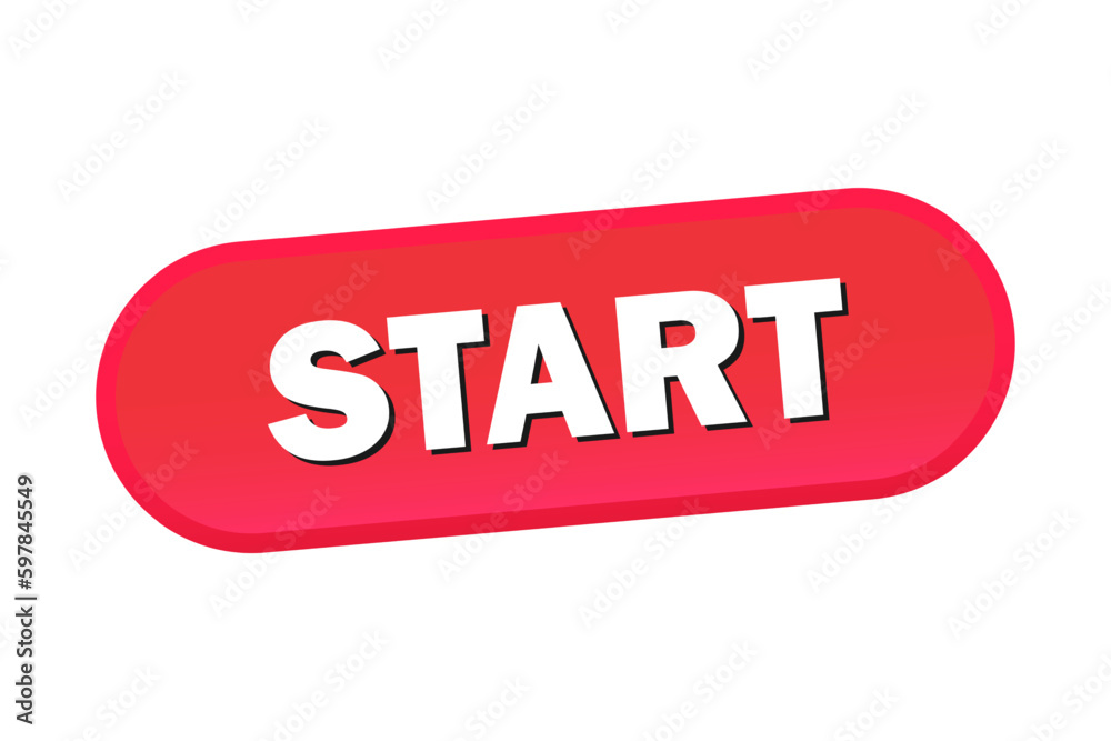 start web banner. start sticker, button or label. Vector start web banner. start sticker, button or label. Vector