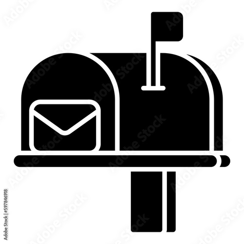 Trendy vector design of letterbox