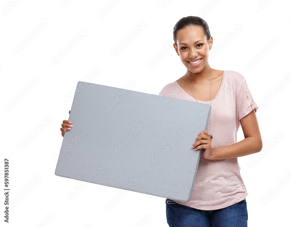 Portrait, poster and mock up with a young woman isolated on a transparent background for marketing or advertising. Billboard, branding logo and about us with an attractive happy female person on PNG Portrait, poster and mock up with a young woman isolated on a transparent background for marketing or advertising. Billboard, branding logo and about us with an attractive happy female person on PNG