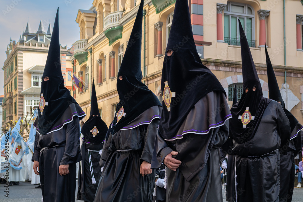 Procesion de Semana Santa en Bilbao