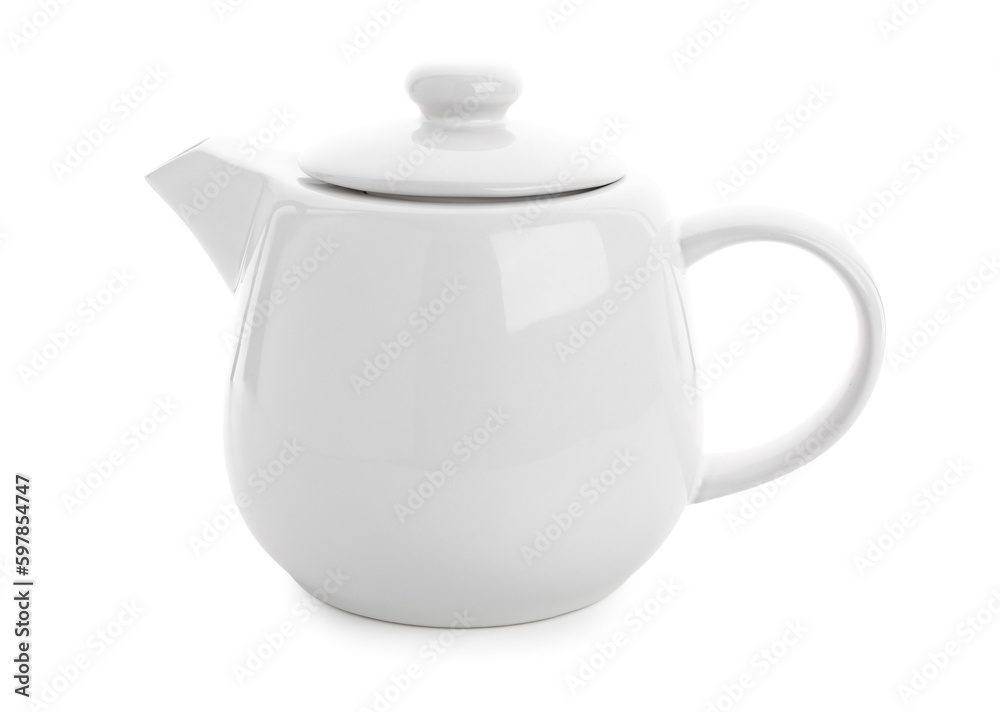Teapot isolated on white background