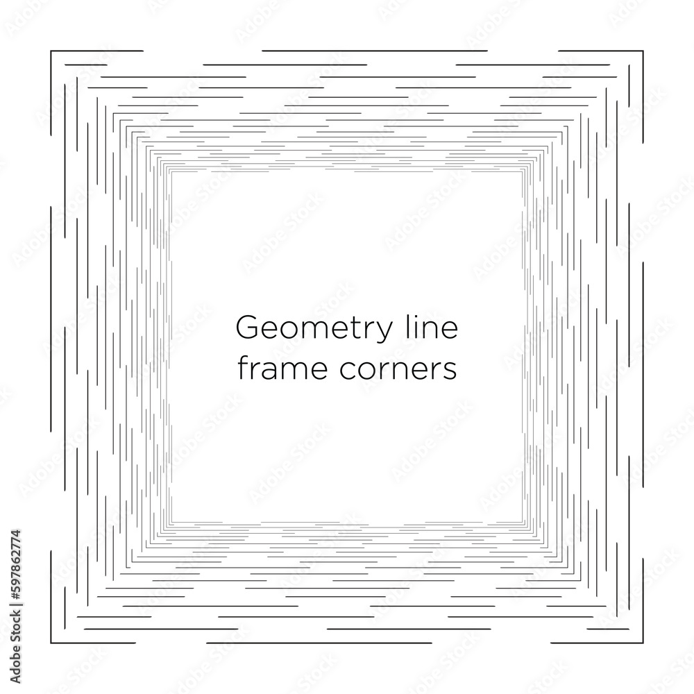 abstract vector frame template for your ideas. firm texture lines ...