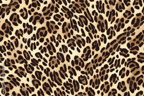 animal skin leopard pattern design. Jaguar, leopard, cheetah, panther fur. camouflage background. Generative AI