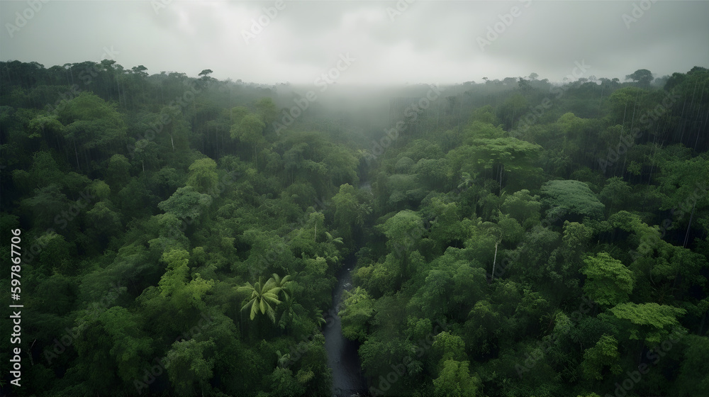 Fog In The Rainforest