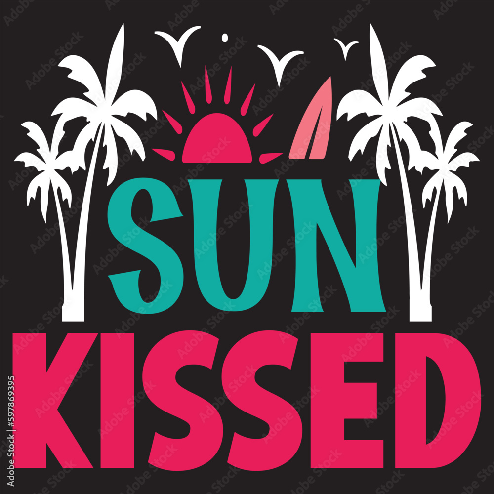 Naklejka premium Sun Kissed
