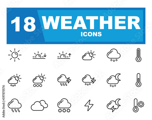 Weather Icons For Print, Web or Mobile App