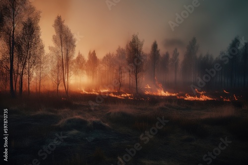 forest on fire  © stasknop