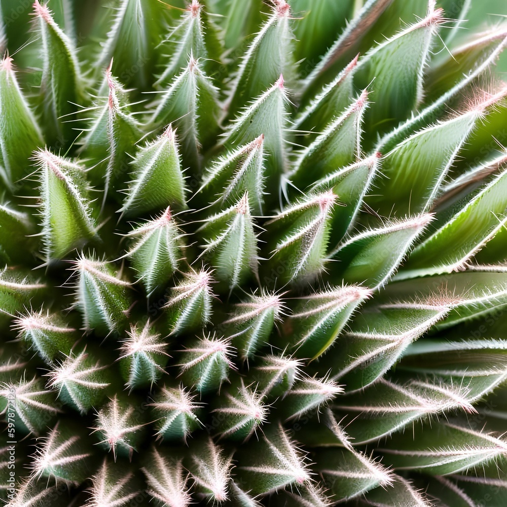 An interpretation of a cactus, with rough and spiky textures and shades of green and brown1, Generative AI An interpretation of a cactus, with rough and spiky textures and shades of green and brown1, Generative AI