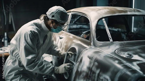 technician working on automobile © Volodymyr Skurtul