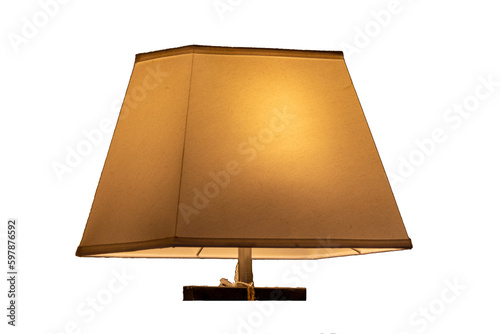 Polygon lamp warm light