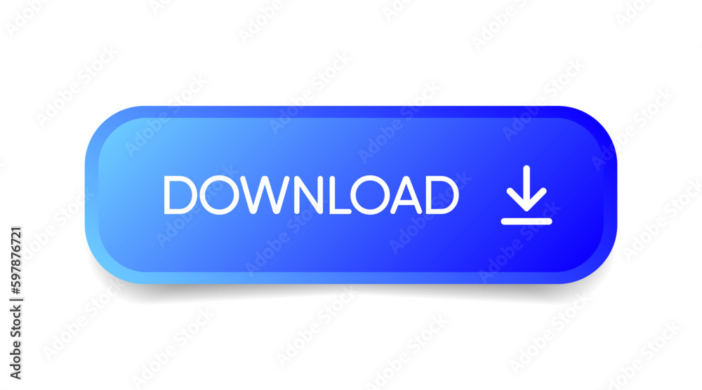 3D blue download button icon. Upload icon. Down arrow bottom side symbol. Click here button. Save cloud icon push button for UI UX, website, mobile application. 3D blue download button icon. Upload icon. Down arrow bottom side symbol. Click here button. Save cloud icon push button for UI UX, website, mobile application.