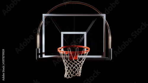 Basketball sport background. Illustration AI Generative.
