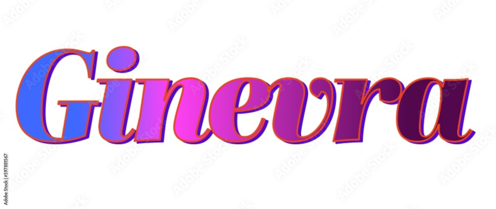 Ginevra - pink and blue color - female name - ideal for websites, emails, presentations, greetings, banners, cards, books, t-shirt, sweatshirt, prints
Ginevra - pink and blue color - female name - ideal for websites, emails, presentations, greetings, banners, cards, books, t-shirt, sweatshirt, prints