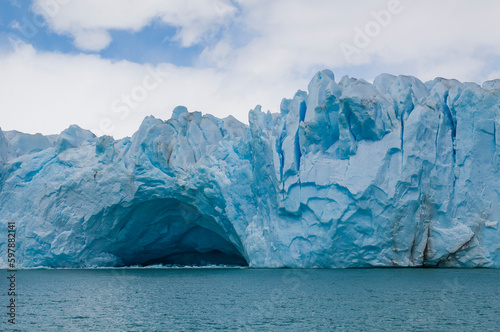Perito Moreno Glacier  Los Glaciares National Park  Santa Cruz Province  Patagonia Argentina.