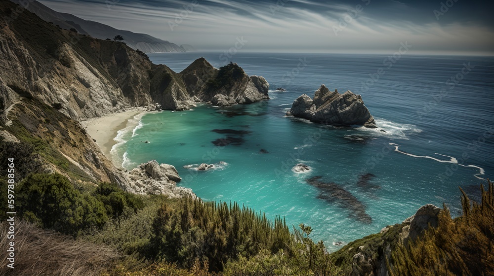 Dramatic Cliffs and Turquoise Waters: Embracing the Coastal Majesty of Big Sur