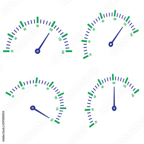 Speed logo icon set vector symbol. 