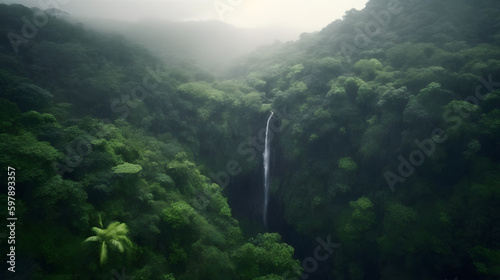 Mist Over The Mountains - Rainforest