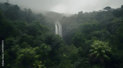 Fog In The Mountains - Rainforest