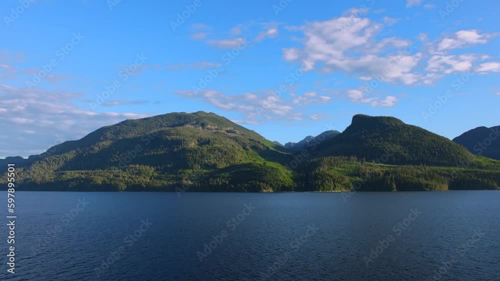 Cruise to Alaska, Inside Passage coastal route with scenic landscapes fjords and views. Cruise to Alaska, Inside Passage coastal route with scenic landscapes fjords and views.