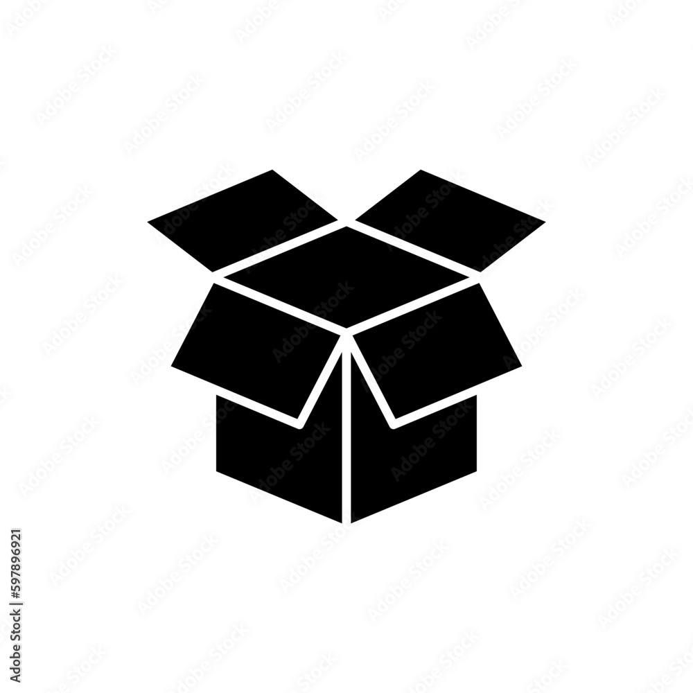 Box icon vector. Box sign. delivery package. parcel box. Box icon vector. Box sign. delivery package. parcel box.