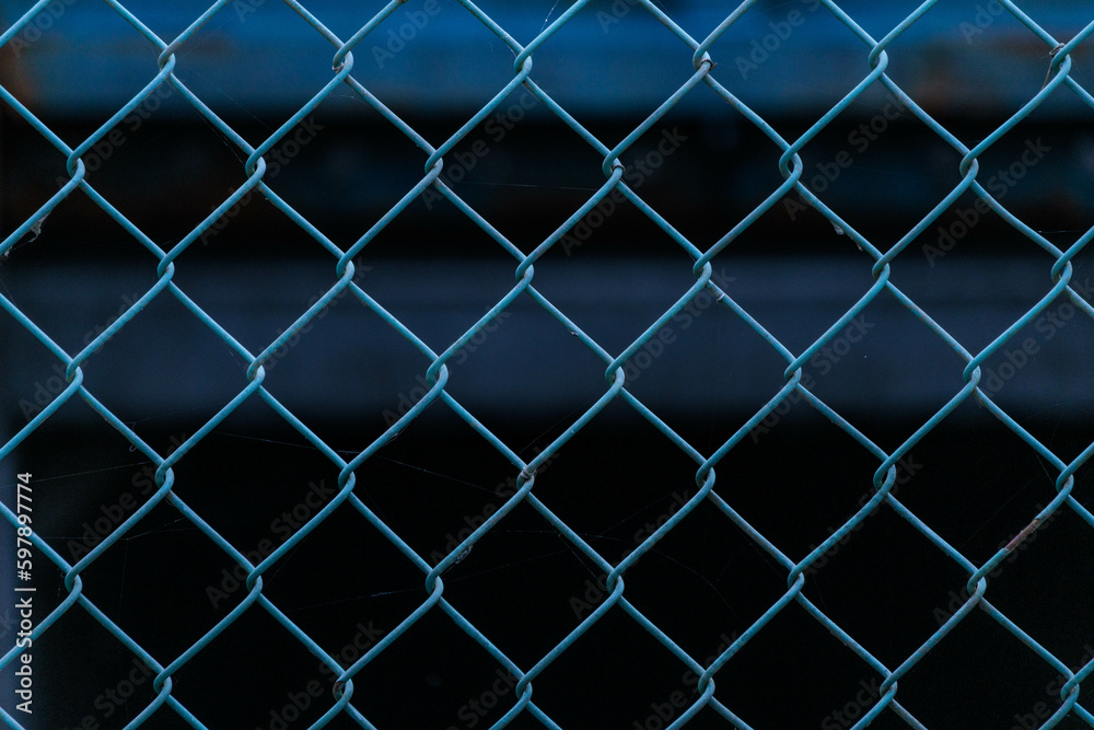 Fototapeta premium フェンスの金網