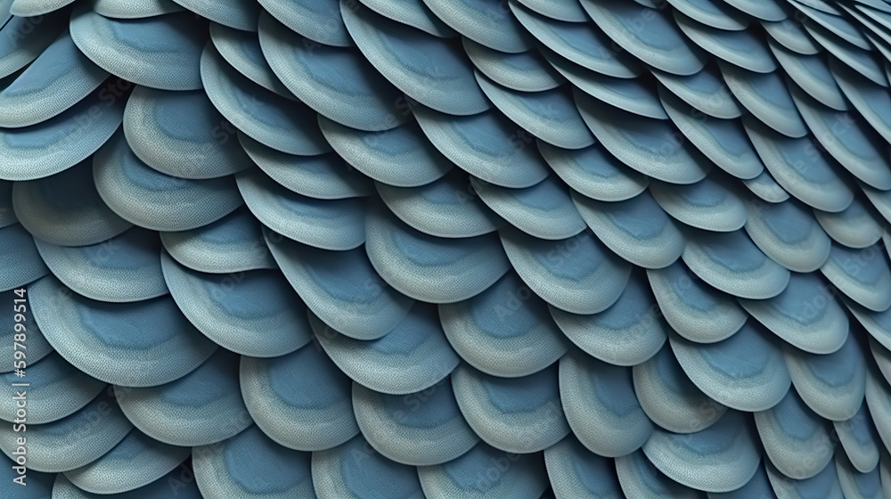 Futuristic geometric texture in high quality. Seamless modern shape pattern. Pattern wall background. 3D realistic illustration. Generative AI