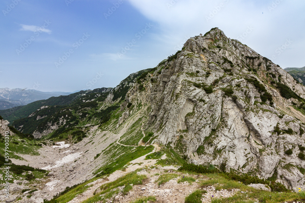 Views of Vogel mountain and surrounding area in Slovenia Views of Vogel mountain and surrounding area in Slovenia