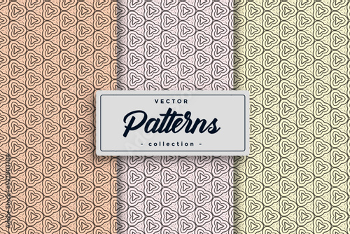 Seamless Geometric Textile Pattern design collection, Seamless textile pattern set Collection Textile pattern background seamless pattern design,
