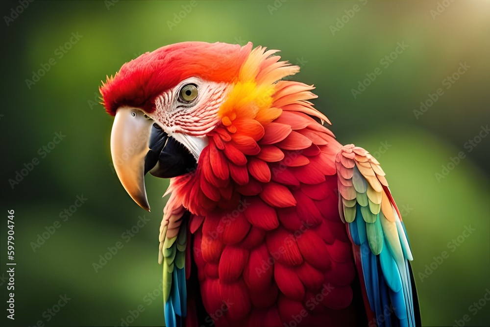 blue and yellow macaw