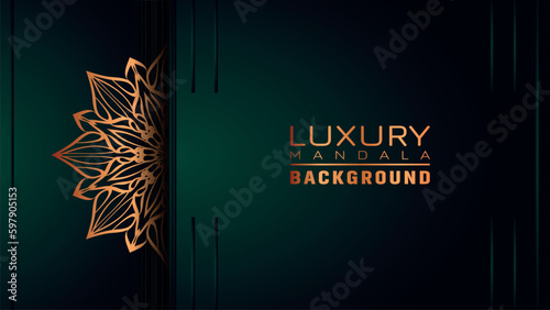 Luxury mandala background ornamental  arabesque style With Golden Arabesque Pattern Style. Decorative Mandala Ornament For Print  Brochure  Banner  Cover  Poster  Invitation Card