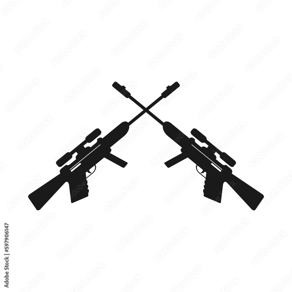 gun logo vector gun logo vector