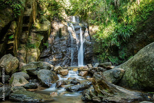 Shower Waterfall in Horto of Rio de Janeiro.
