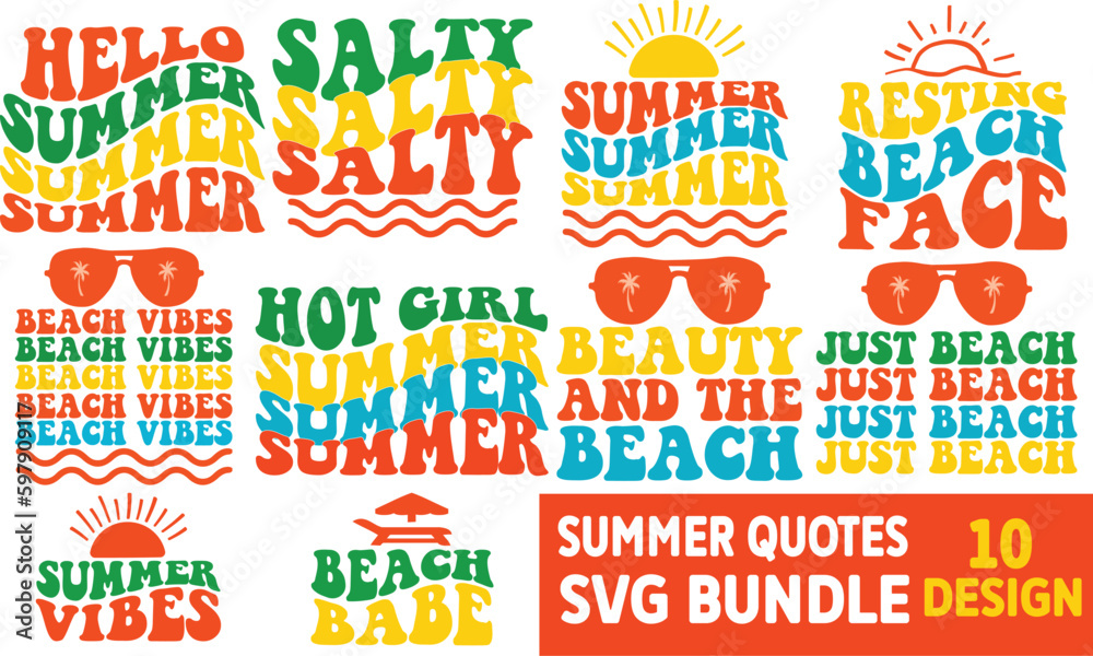 Summer Quotes Svg Bundle Summer Quotes Svg Bundle