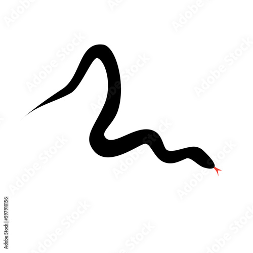 venomous snake silhouette