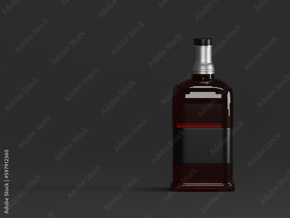 Wine bottle mockup Wine bottle mockup