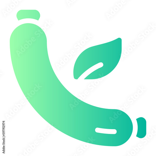 sausage gradient icon
