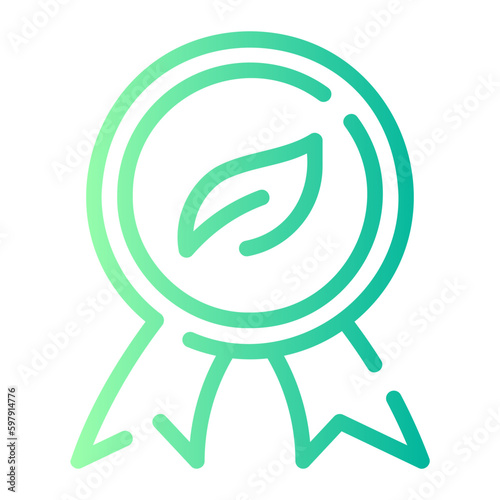 certified gradient icon