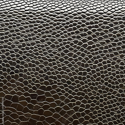 A scaly and bumpy texture with alligator skin and reptile scales1, Generative AI